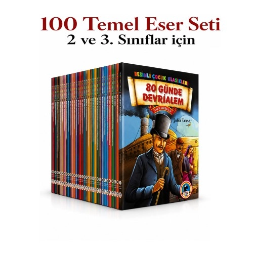 100 Temel Eser Seti 2. ve 3. Sınıf (25 Kitap)