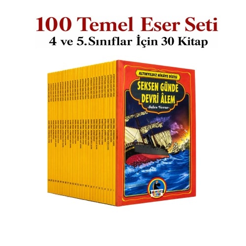 100 Temel Eser Seti 4 ve 5. Sınıf (30 Kitap)