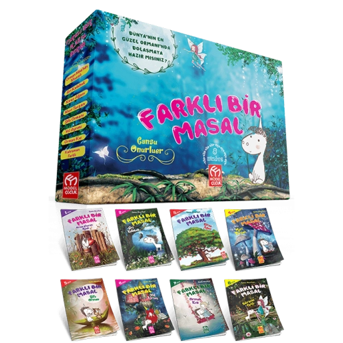 Farklı bir Masal Serisi 8 Kitap Testli 2 ve 3. Sınıf