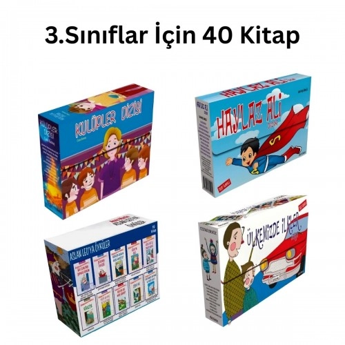 Hikaye Seti 3.Sınıf  40 Kitap Testli