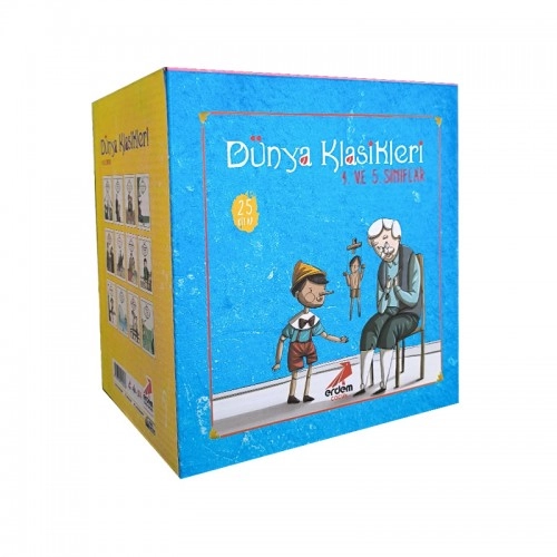 Dünya Klasikleri Seti 25 Kitap 4 ve 5. Sınıf