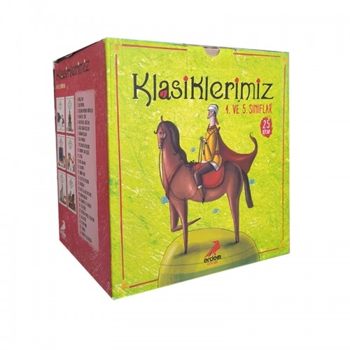 Türk Klasikleri Seti 25 Kitap 4 ve 5. Sınıf