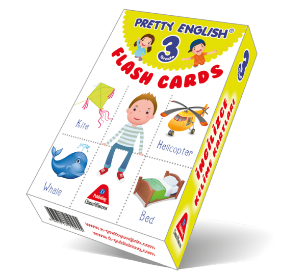 Pretty English Flash Cards Grade 3
