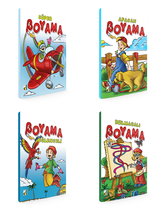 Boyama Seti 4 Kitap