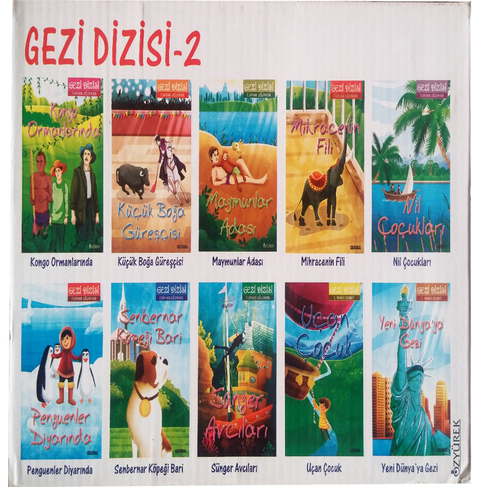 Gezi Dizisi Hikaye Seti 10 Kitap Testli 3 ve 4. Sınıf