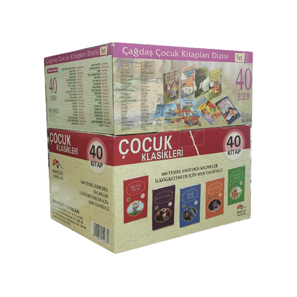 100 Temel Eser Seti ile Çağdaş Çocuk Seti 80 Kitap