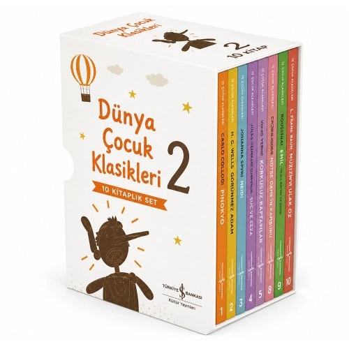 Dünya Çocuk Klasikleri Serisi 10 Kitap