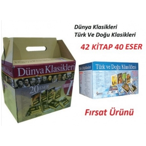 Dünya Klasikleri 1 Türk ve Doğu Klasikleri Seti 42 Kitap