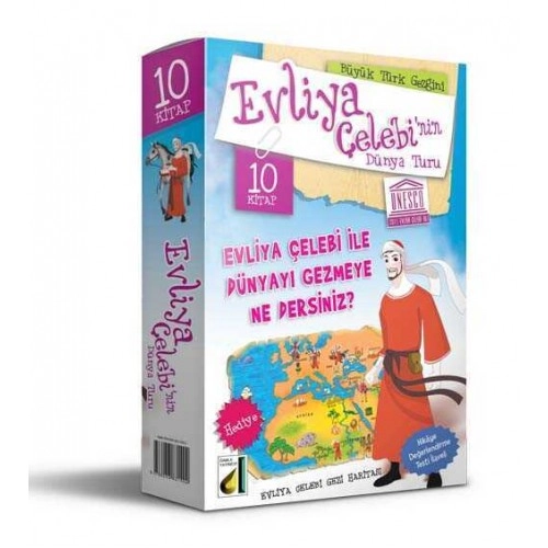 Evliya Çelebi Dünya Turu Kitap Seti Testli