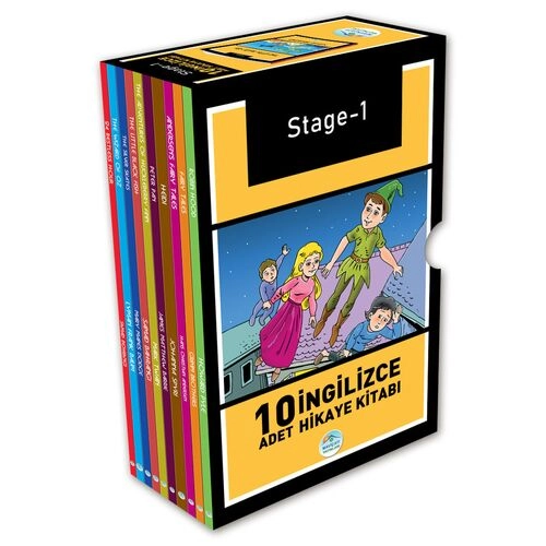 İngilizce Hikaye Seti 10 Kitap Stage-1