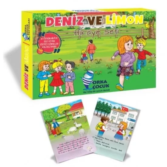 Deniz ve Limon Hikaye Seti (Testli 10 Kitap) 1. Sınıf