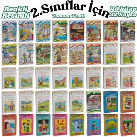 2. Sınıflar Okumayı Sevdiren Kitaplar (40 Kitap)