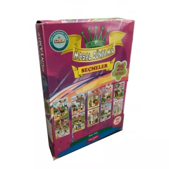 Masal Dünyamız 100 Temel Eser Hikaye Seti 25 Kitap 1. Sınıf