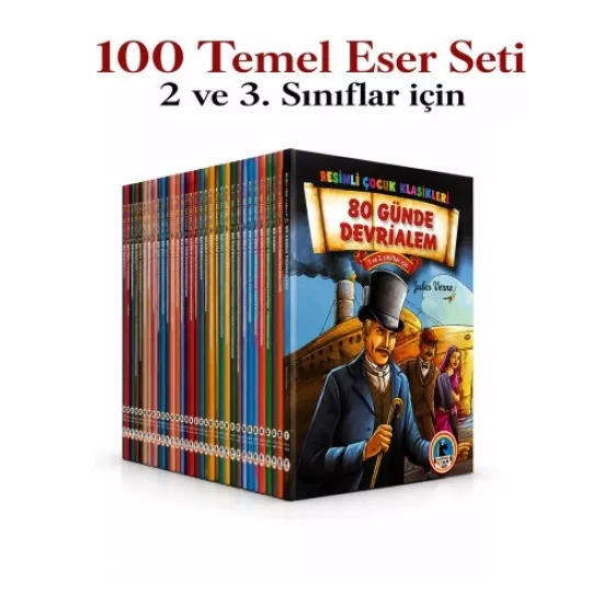 100 Temel Eser Seti 2. ve 3. Sınıf (25 Kitap)