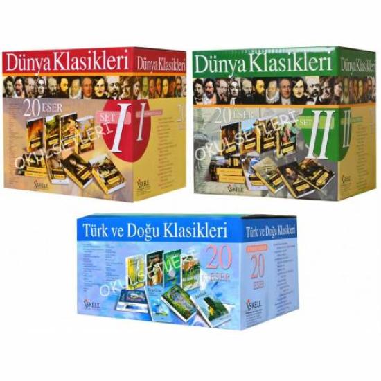 Dünya Klasikleri 1,2 - Türk ve Doğu Klasikleri Setleri 64 Kitap