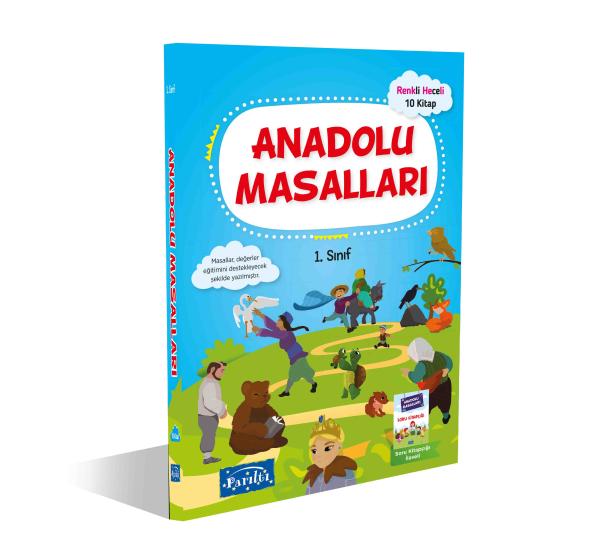 Renkli Heceli Anadolu Masalları 1. Sınıf Testli