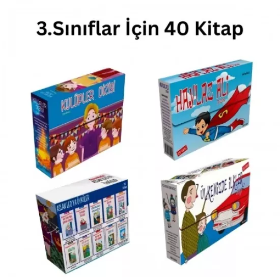 Hikaye Seti 3.Sınıf  40 Kitap Testli