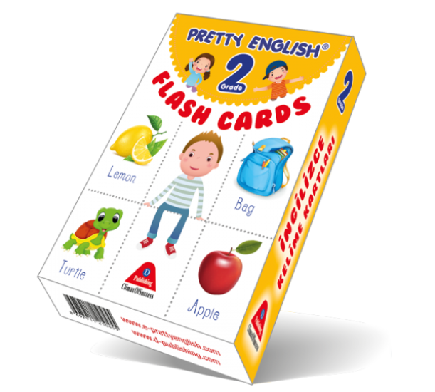 Pretty English Flash Cards Grade 2