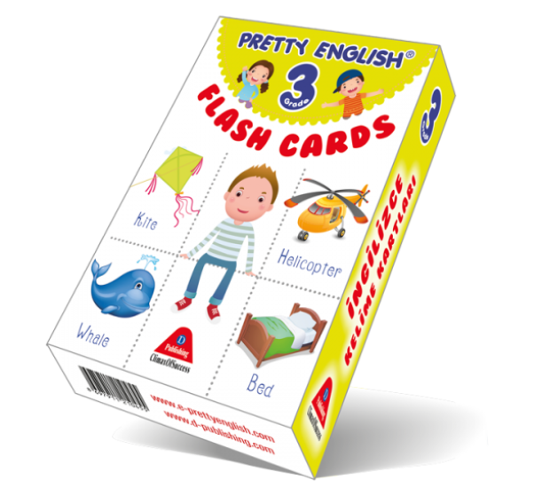 Pretty English Flash Cards Grade 3