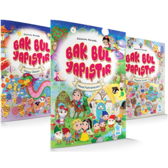 Bak Bul Yapıştır Serisi 3 Kitap