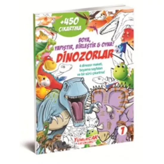 Okul Öncesi Dinozorlar Boyama Seti