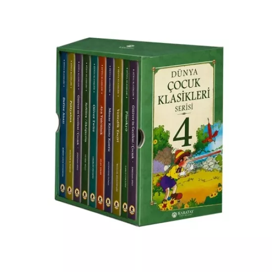Dünya Çocuk Klasikleri Serisi-4 10 Kitap