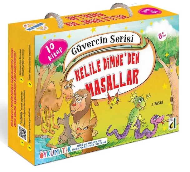 Kelile ve Dimne’den Masallar Güvercin Seti 10 Kitap