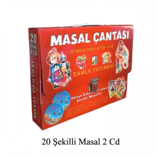 Damla Yayınları Masal Çantası 20 Kitap 2 Cd