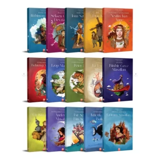 Çocuk Klasikleri Serisi 15 Kitap