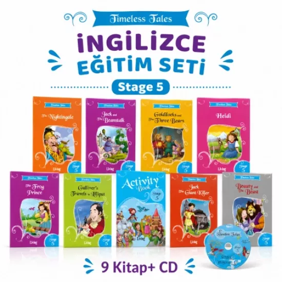 Timeless Tales İngilizce Eğitim Seti Stage 5 (8 Kitap + Activity Book + CD)