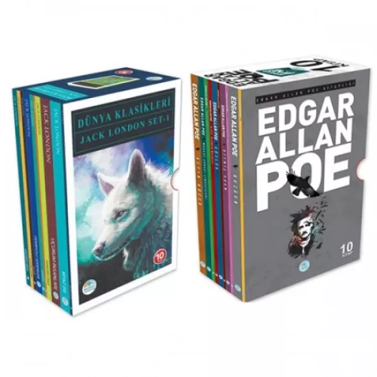 Jack London ve Edgar Allan Poe Seti 20 Kitap
