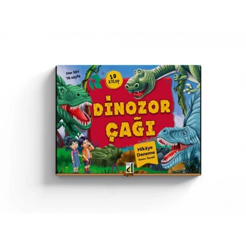 1.Sınıf Hikaye Serisi Dinozor Çağı 10 Kitap Testli
