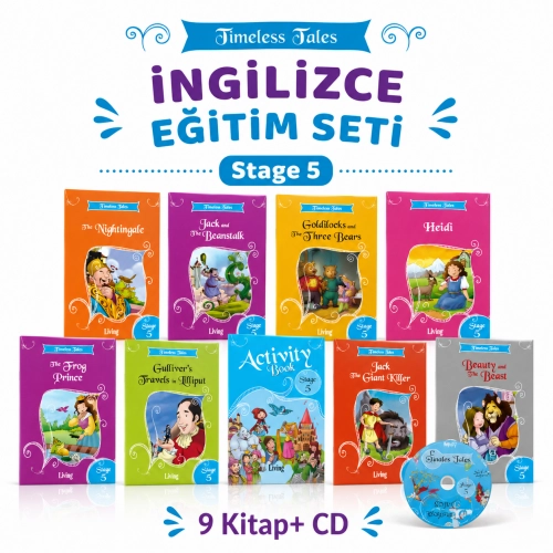 Timeless Tales İngilizce Eğitim Seti Stage 5 (8 Kitap + Activity Book + CD)